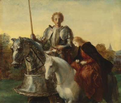 Studio per Una e la Croce Rossa da George Frederick Watts